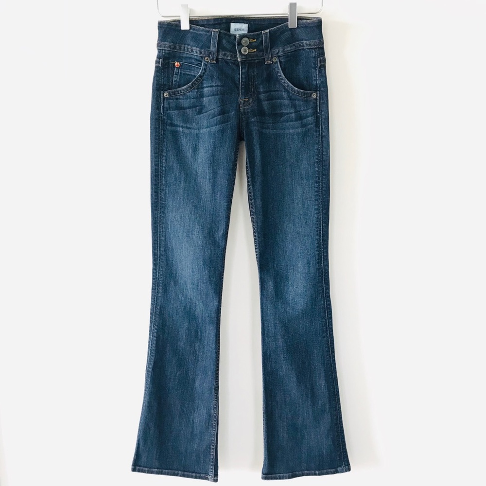 Hudson Signature Mid-rise Bootcut Denim Blue 25